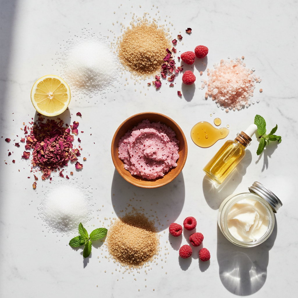 Ingrédients exfoliants naturels