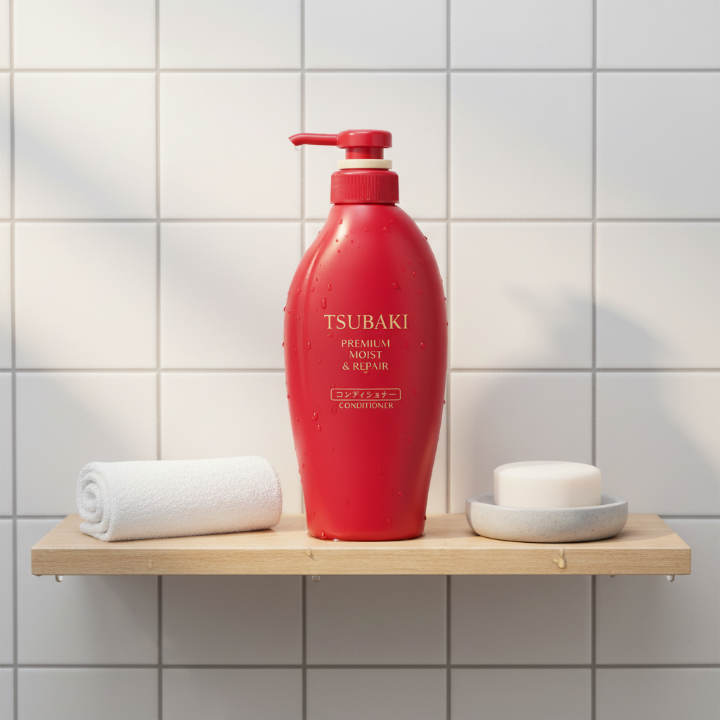 Shiseido Tsubaki Premium Condicionador 450ml - Prateleira Chuveiro