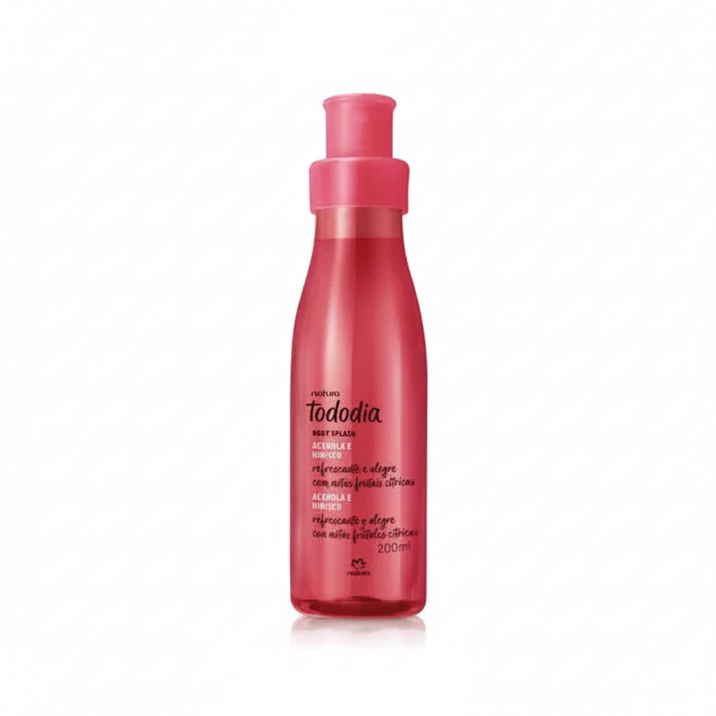 Body Splash Tododia Acerola e Hibisco - Fundo Branco