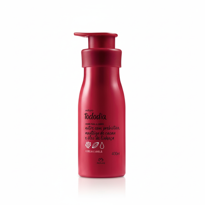 Hidratante Tododia Cereja e Avelã 400ml - Fundo Branco