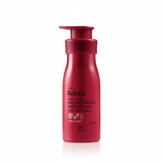Hidratante Tododia Cereja e Avelã 400ml - Fundo Branco