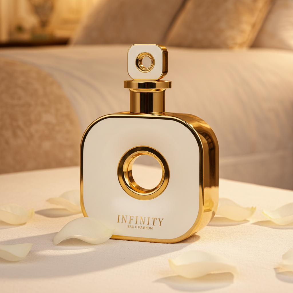 Armaf Infinity Gold Eau de Parfum 105ml - pétalas de rosa branca