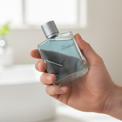 Natura Homem Clássico 100ml - mão masculina