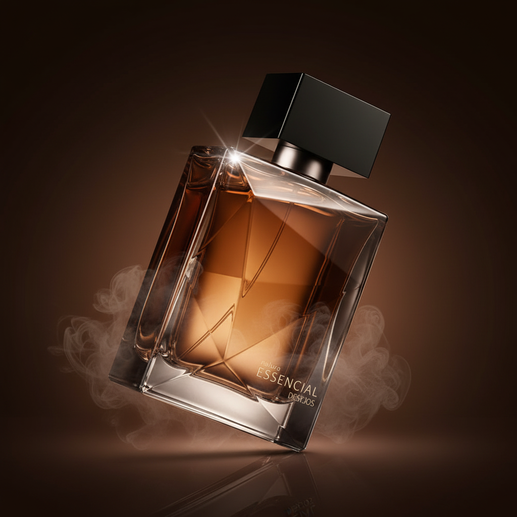 Deo Parfum Essencial Desejos Natura Masculino - degrâde âmbar