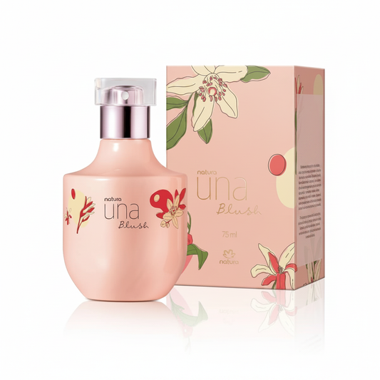Una Blush 75ml Deo Parfum - fundo branco com caixa
