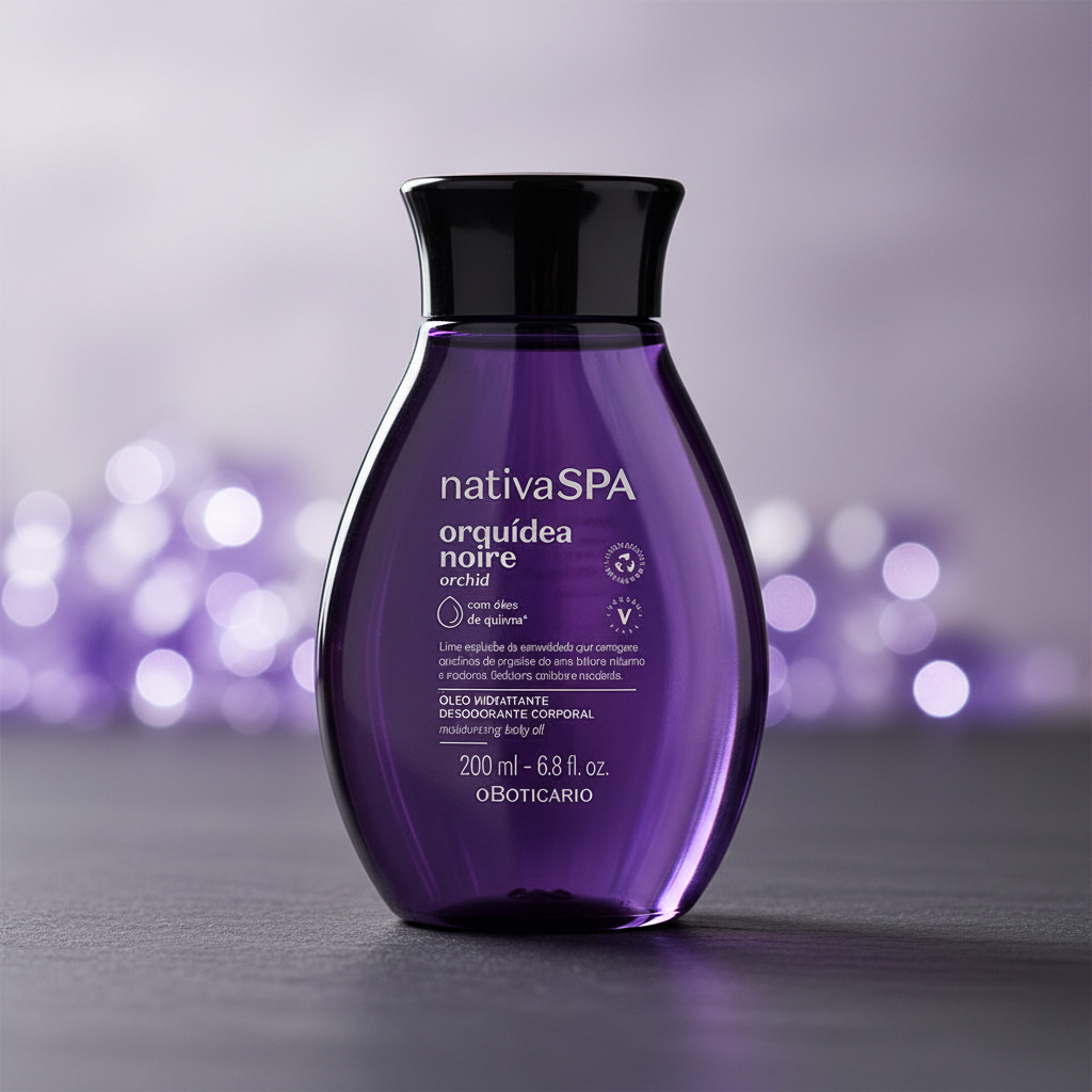 Óleo Corporal Nativa SPA Orquídea Noire - ângulo 45 graus