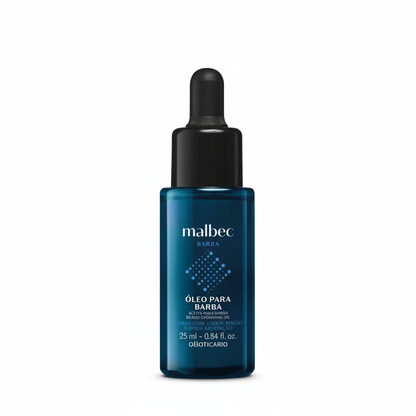 Óleo para Barba Malbec Club 25ml fundo branco
