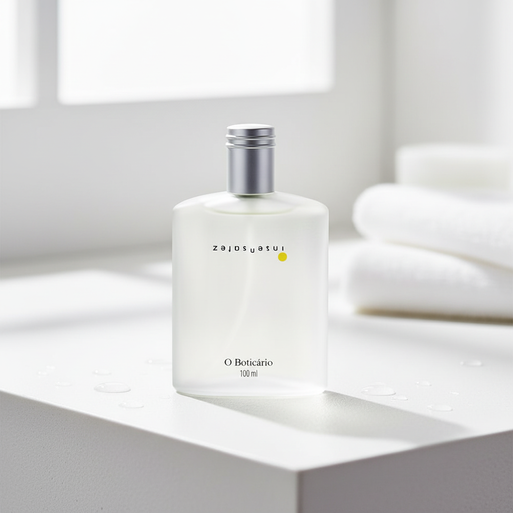 Lifestyle Insensatez em superfície moderna minimalista branca