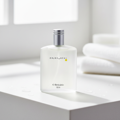 Lifestyle Insensatez em superfície moderna minimalista branca
