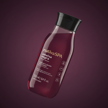 Nativa SPA Ameixa Negra Sabonete Líquido 250ml - degradê bordô