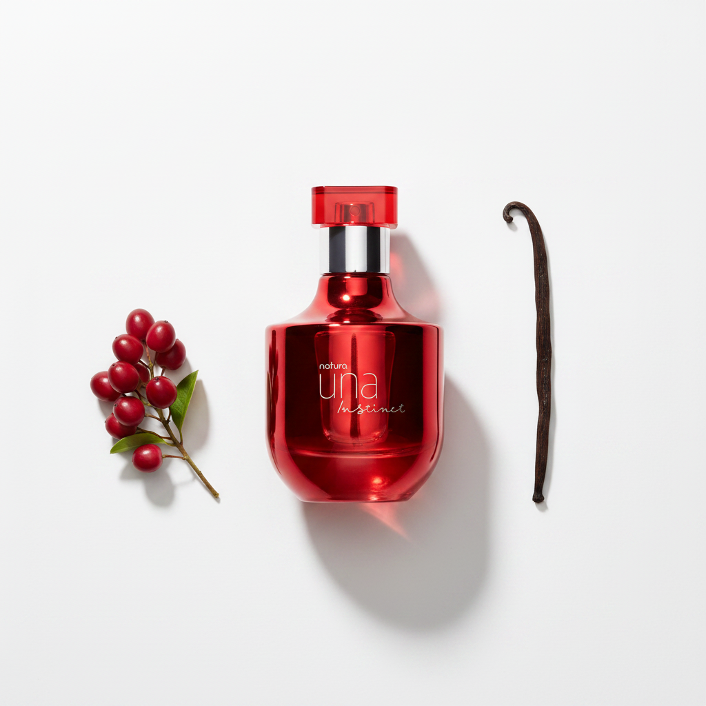 Natura Una Instinct 75ml – Flat Lay Ingredientes