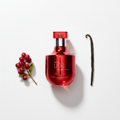 Natura Una Instinct 75ml – Flat Lay Ingredientes