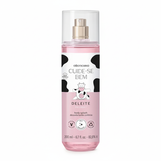 Body Splash Cuide-Se Bem Deleite 200ml - Fundo Branco