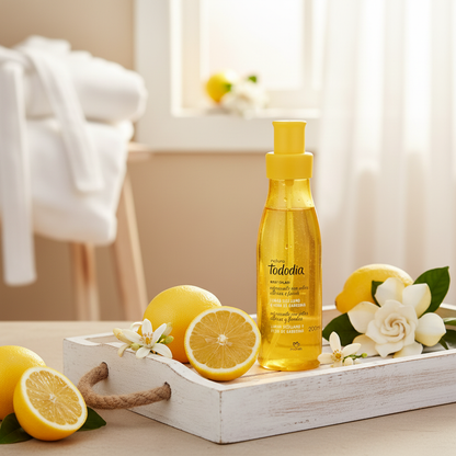 Body Splash Tododia Limão Siciliano e Flor de Laranjeira - bandeja spa