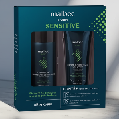 Kit Malbec Barba Sensitive - Detalhe