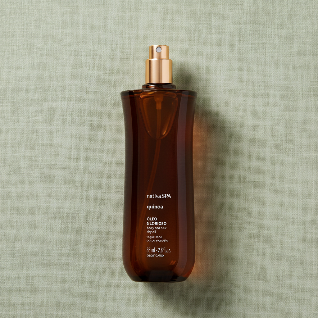 Óleo Multifuncional Glorioso Nativa SPA Quinoa 85ml - linho sage green