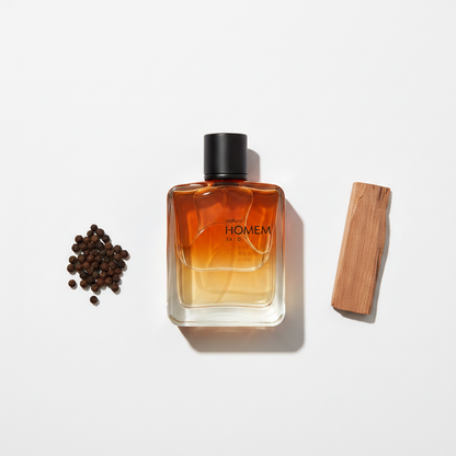 Natura Tato Eau de Parfum Masculino 100ml – Flat Lay Ingredientes