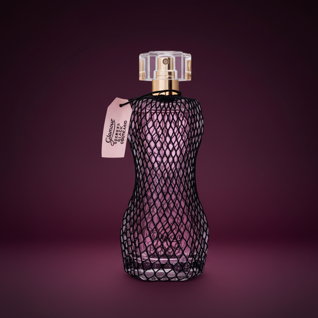 Glamour Secrets Black 75ml - ângulo 45°