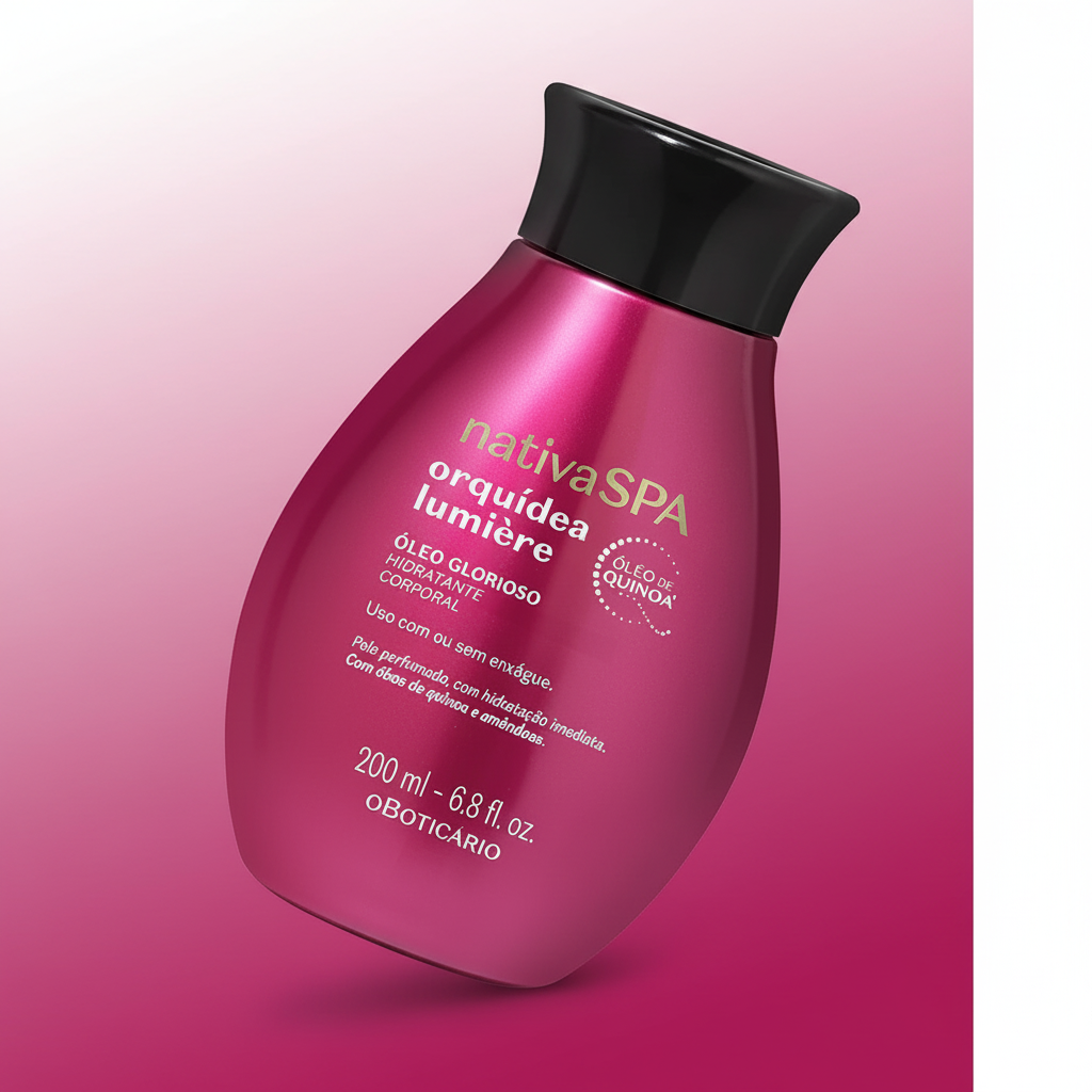 Nativa SPA Orquídea Lumière - fundo degradê magenta