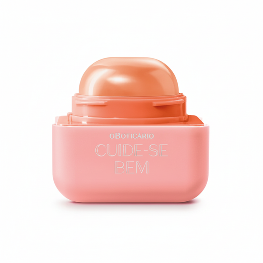 Hidratante Labial Coral Cuide-se Bem Pessegura - fundo branco