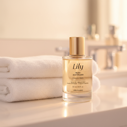 Óleo Acetinado Lily 50ml - lifestyle banheiro