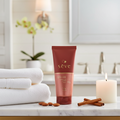 Sabonete Gel Sève Amêndoas e Canela - spa elegante