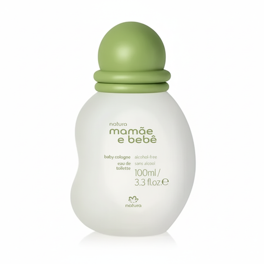 Eau de Toilette Natura Mamãe et Bébé 100ml - Vue frontale sur fond blanc
