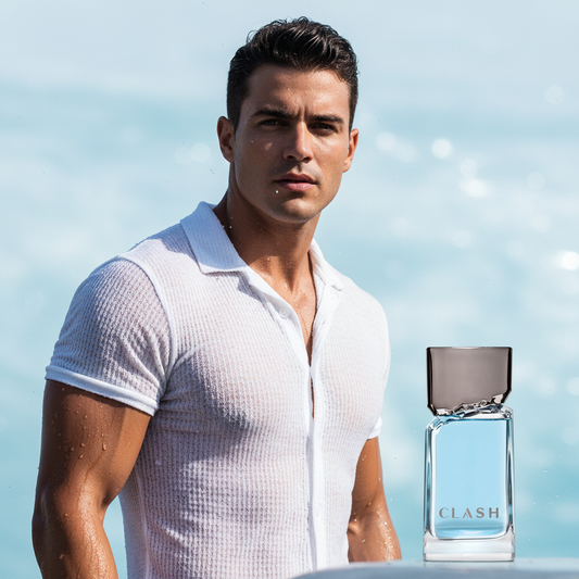 Clash com modelo camisa molhada frescor