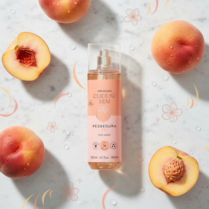 Body Splash Cuide-se Bem Pêche - Ingredientes