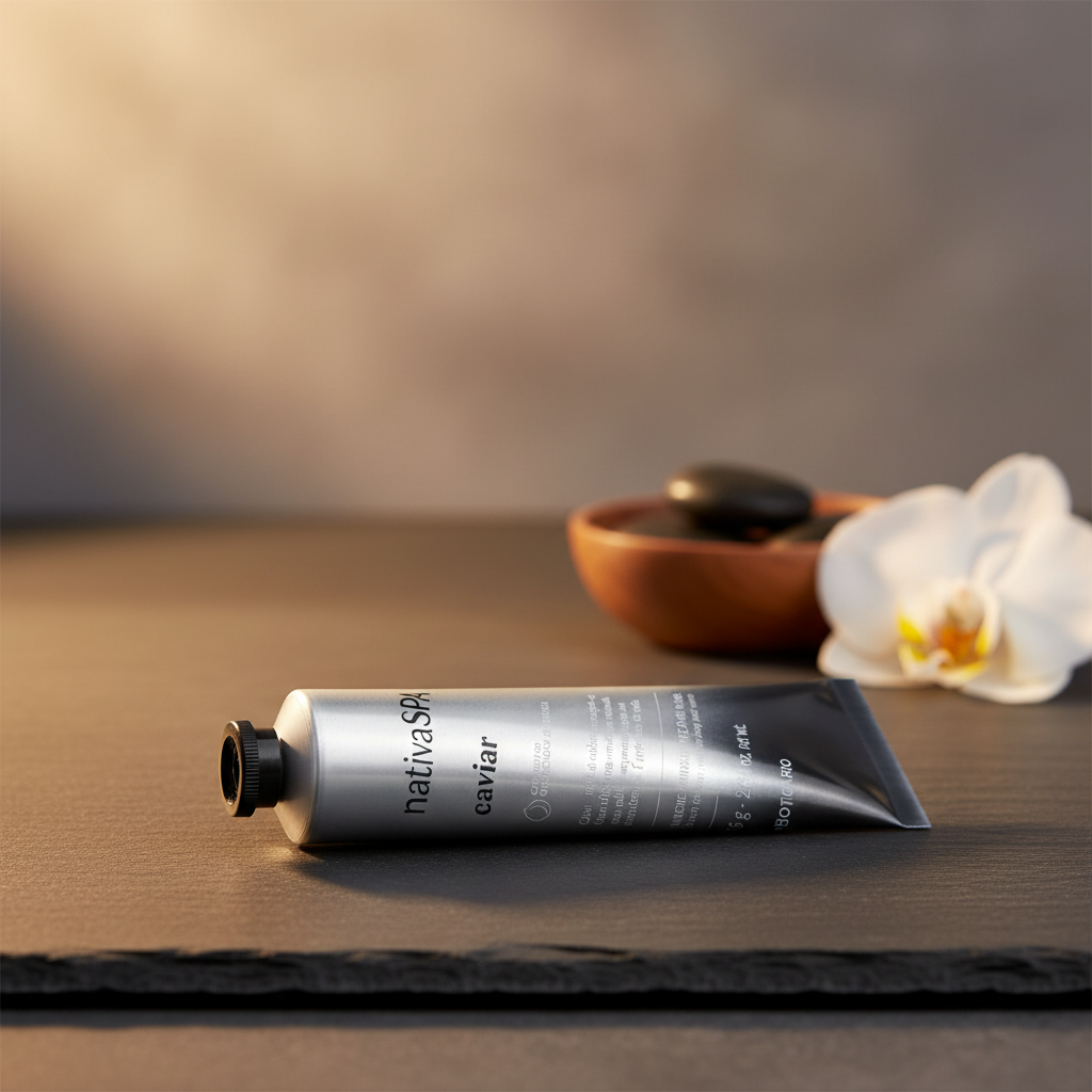 Creme de Mãos Nativa SPA Caviar 75g - ambiente elegante
