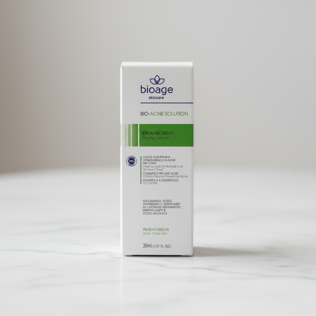 Bioage Bio-Acne Solution Sérum - lifestyle mármore