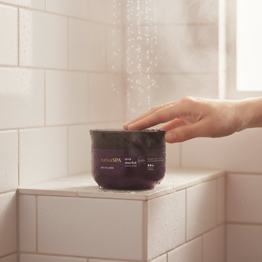 Scène d'utilisation naturelle - Sous la douche