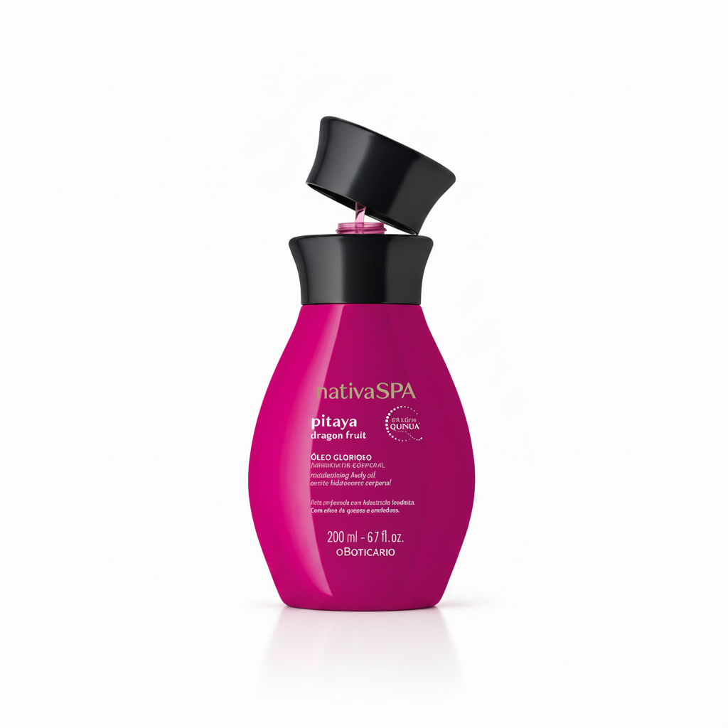 Óleo Glorioso Nativa SPA Pitaya 200ml - Frasco Fundo Branco