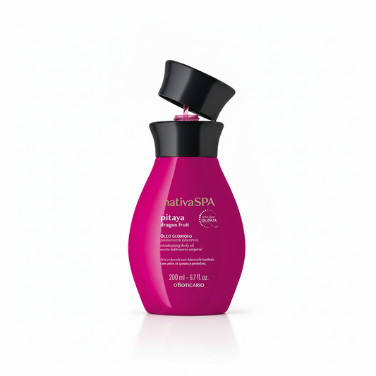 Óleo Glorioso Nativa SPA Pitaya 200ml - Frasco Fundo Branco