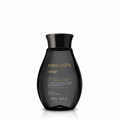 Huile Exotique Nativa SPA Caviar - Detalhe do Frasco