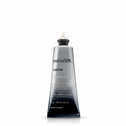 Creme de Mãos Nativa SPA Caviar 75g - fundo branco