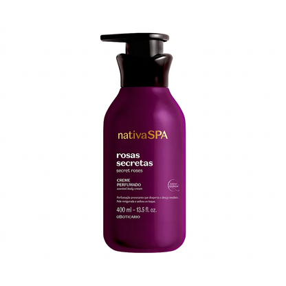 Nativa SPA Rosas Secretas 400 ml em fundo branco