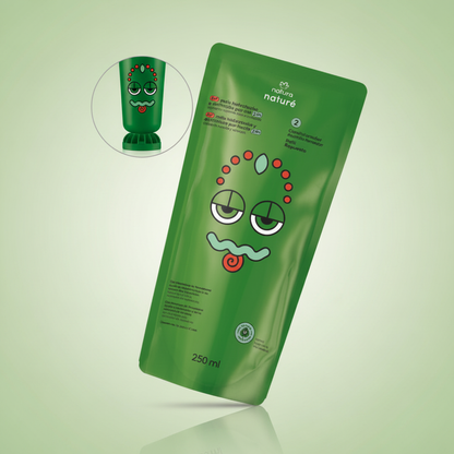 Refil Condicionador Infantil Cachos Naturé 250ml - degradê verde