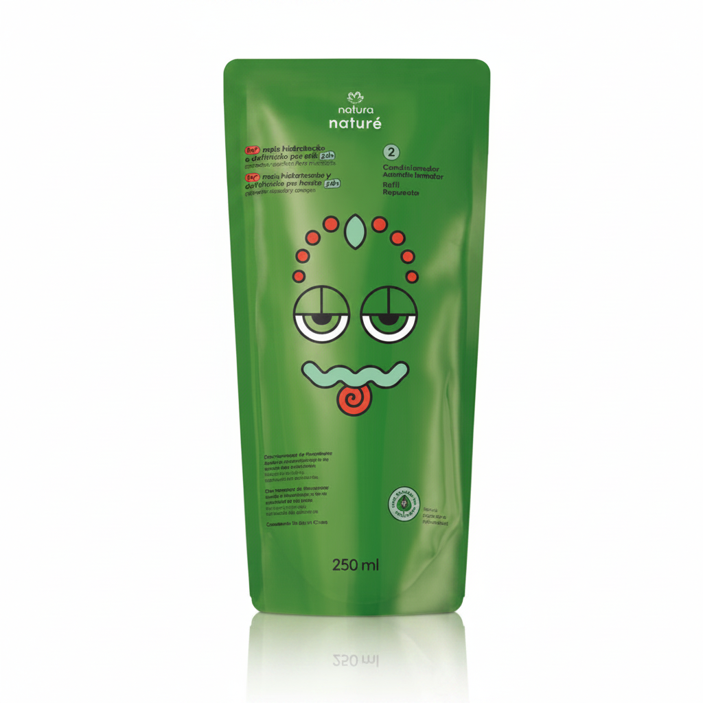 Refil Condicionador Infantil Cachos Naturé 250ml - fundo branco