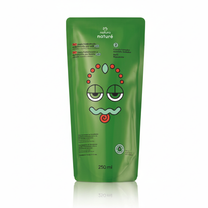 Refil Condicionador Infantil Cachos Naturé 250ml - fundo branco