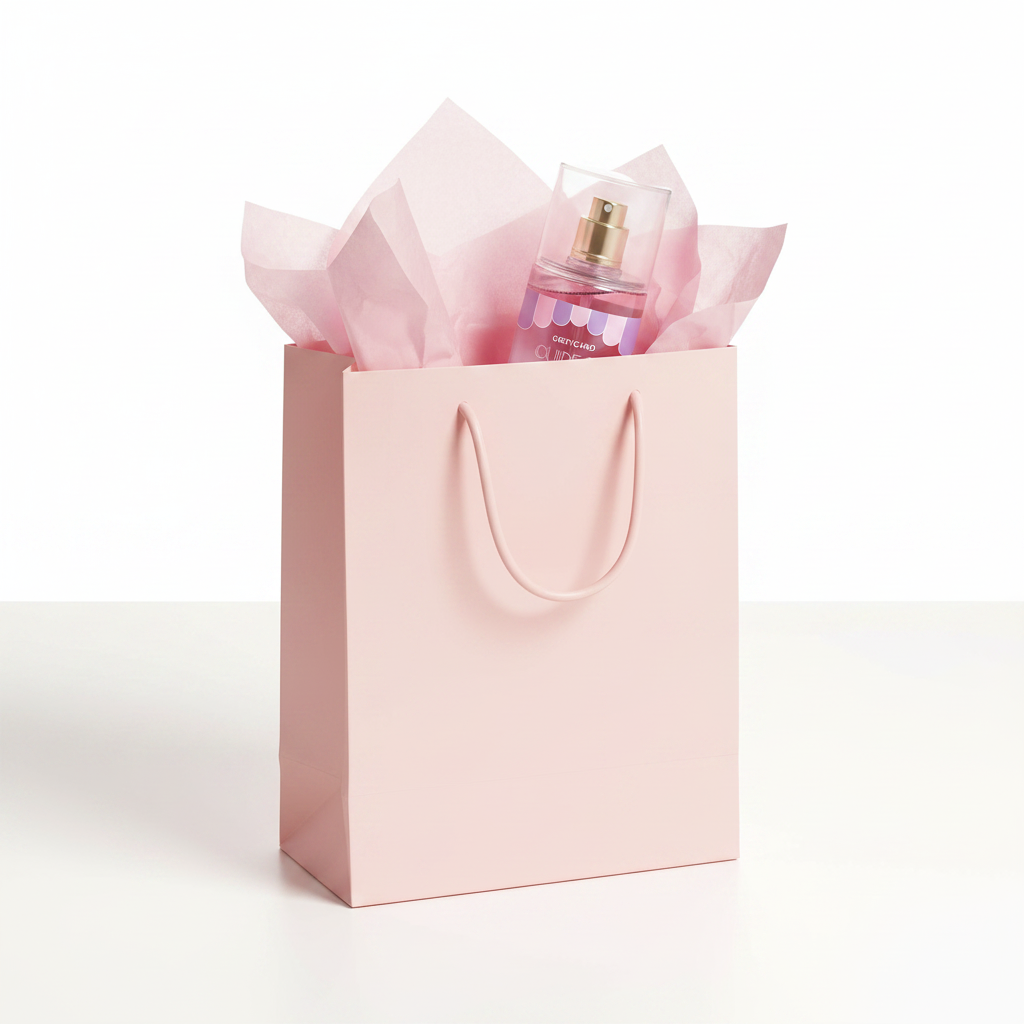 Body Splash Cuide-se Bem Doces Delírios - gift bag rosa