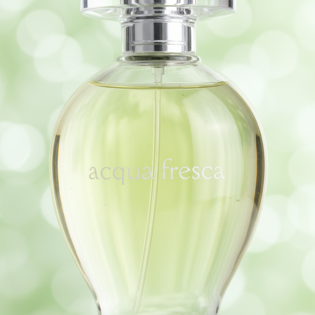 Acqua Fresca - detalhe do frasco