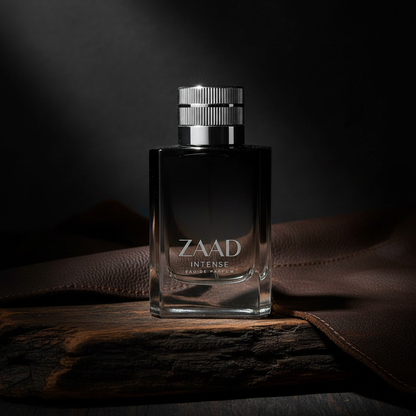 Zaad Intense - Ambiente masculino com madeira