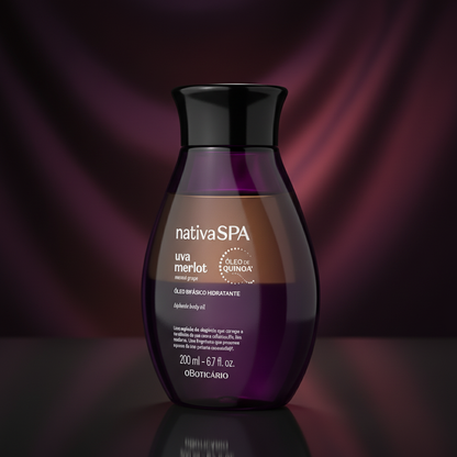Huile Nativa Spa Uva Merlot – angle 45 degrés