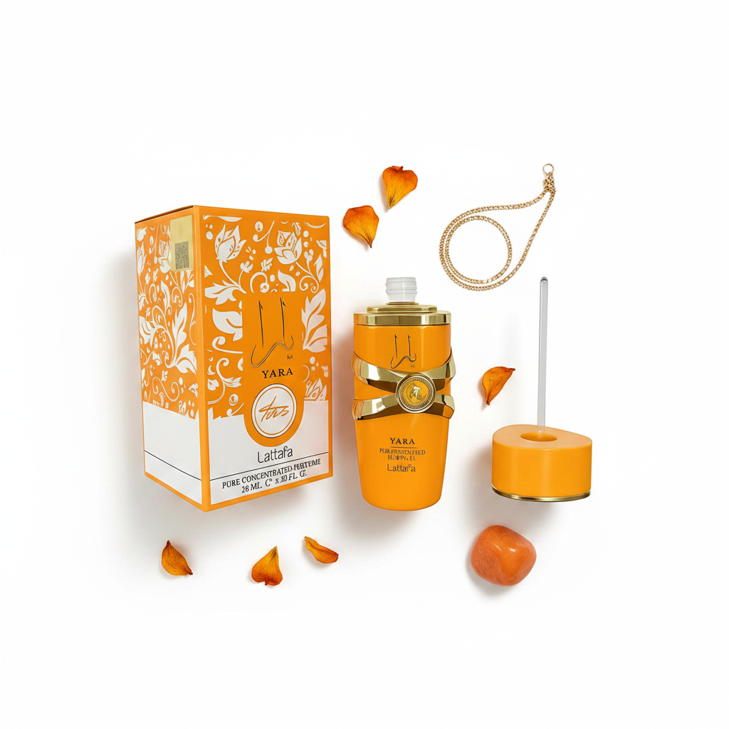 Lattafa Yara Tous Puro Óleo Concentrado 26ml — flat lay