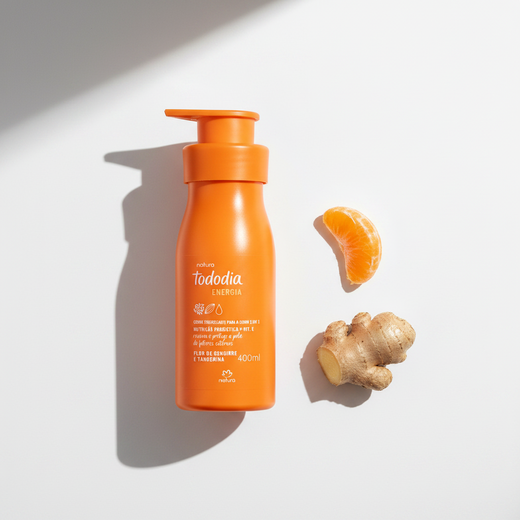 Crème Corps Énergisante 2 en 1 Tododia Energia Natura 400ml