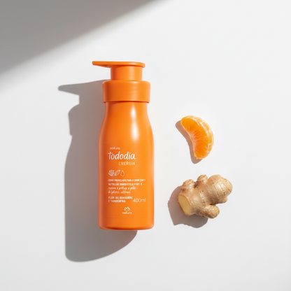 Crème Corps Énergisante 2 en 1 Tododia Energia Natura 400ml