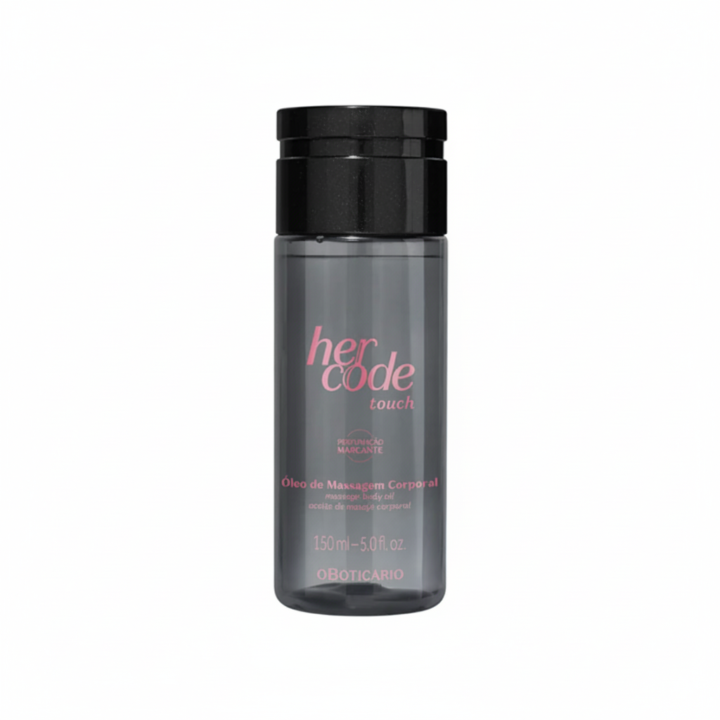 Óleo de Massagem Her Code Touch 150ml - Fundo Branco
