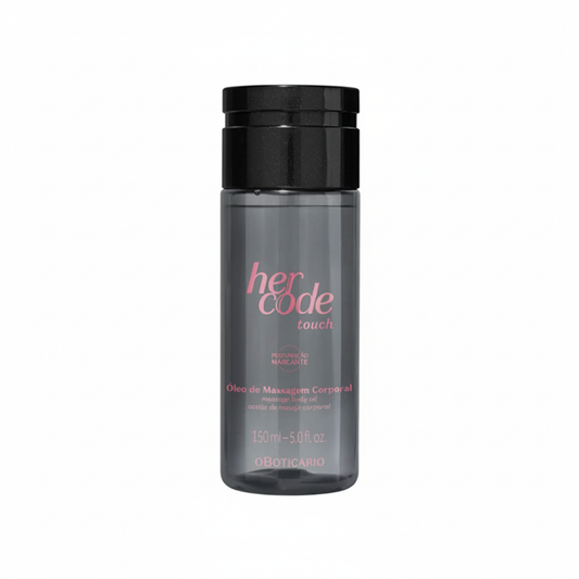 Óleo de Massagem Her Code Touch 150ml - Fundo Branco