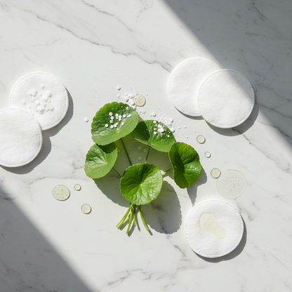 Ingrédients apaisants - centella, céramides, panthénol